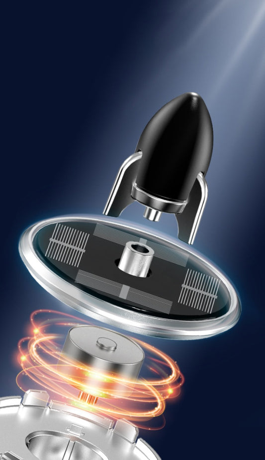 Solar Powered Speech Rocket Car Air Freshener