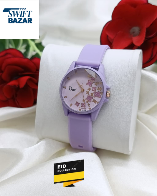 DIOS ORIGINAL PREMIUM QUALITY GIRLS MACHING COLOR WATCH WATERPROOF 🌧️