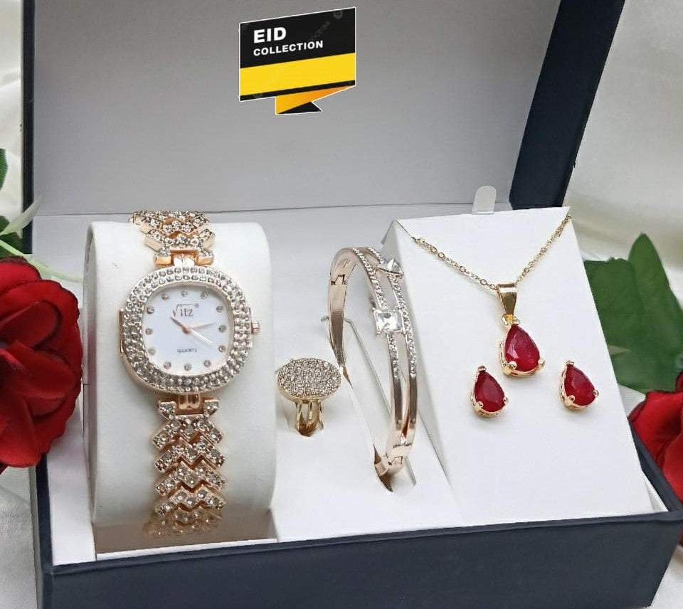 GIRL'S FANCY FULL DAIMONDS STONES JEWELRY WATCH