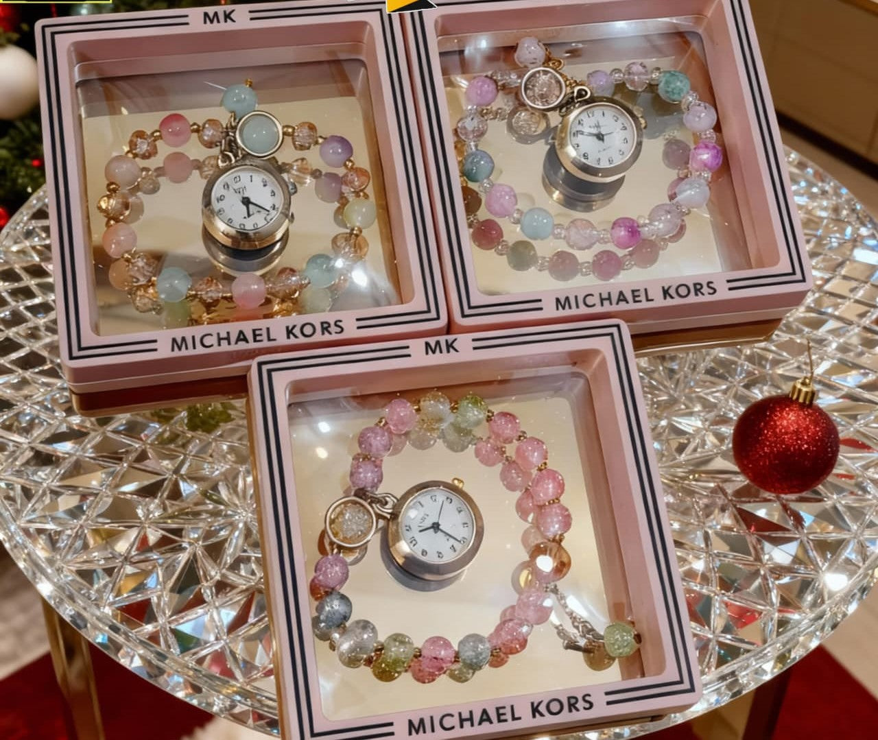 Michael Kors Luxury Crystal Bracelet Watch for Girls ⌚💎