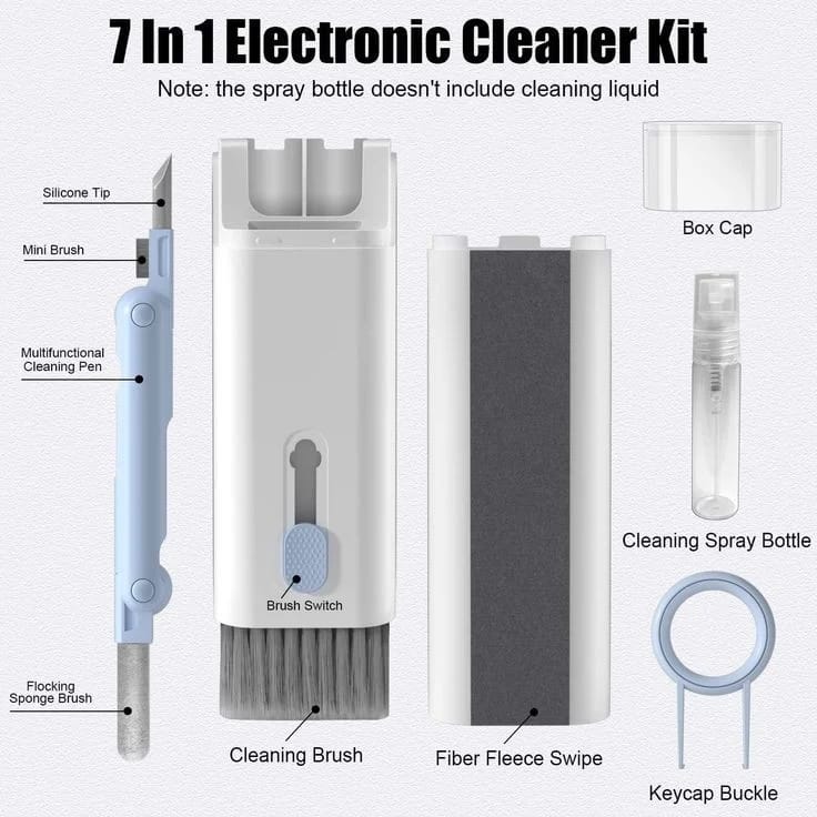 7 in 1 Computer Keyboard Cleaner Brush Kit