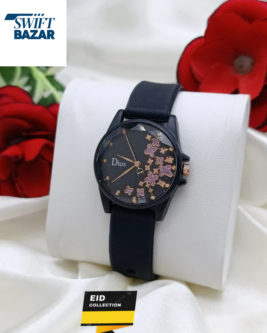 DIOS ORIGINAL PREMIUM QUALITY GIRLS MACHING COLOR WATCH WATERPROOF 🌧️