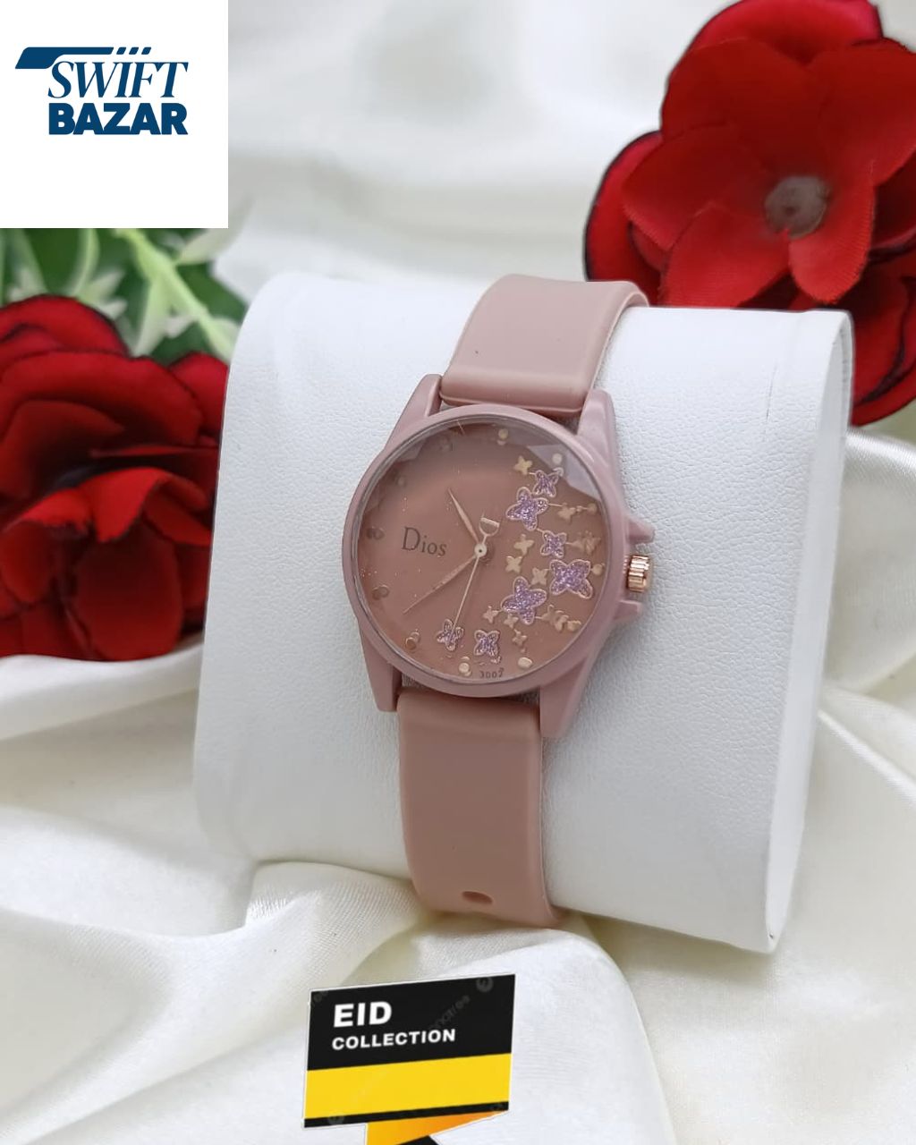 DIOS ORIGINAL PREMIUM QUALITY GIRLS MACHING COLOR WATCH WATERPROOF 🌧️