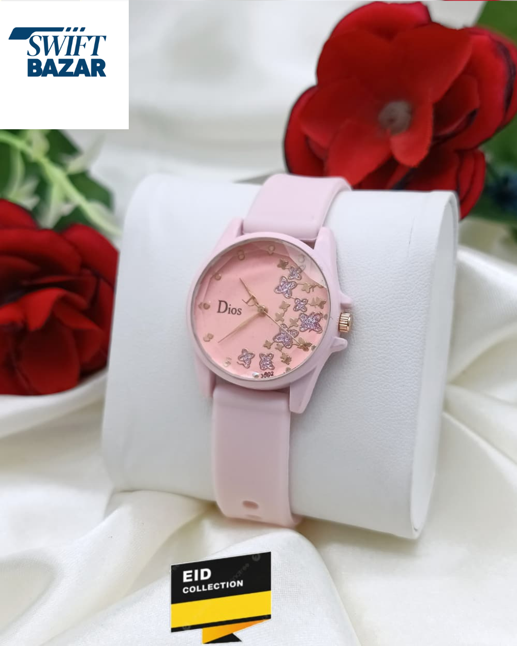 DIOS ORIGINAL PREMIUM QUALITY GIRLS MACHING COLOR WATCH WATERPROOF 🌧️
