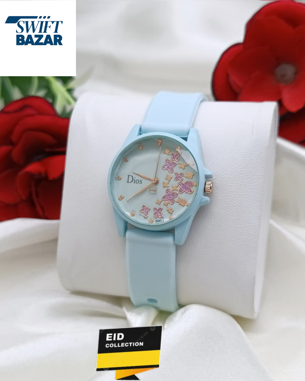 DIOS ORIGINAL PREMIUM QUALITY GIRLS MACHING COLOR WATCH WATERPROOF 🌧️