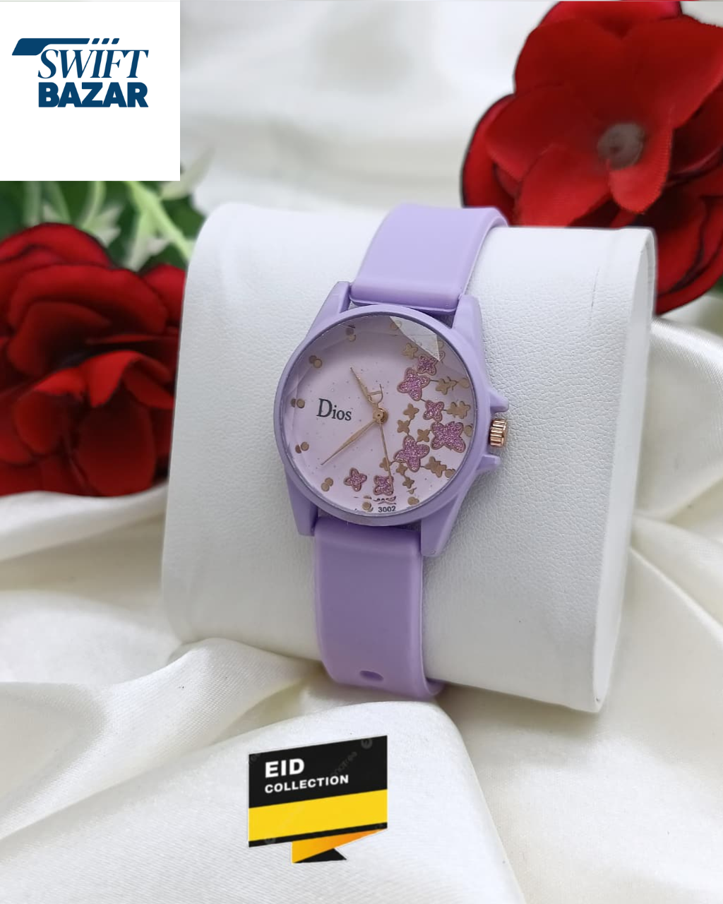 DIOS ORIGINAL PREMIUM QUALITY GIRLS MACHING COLOR WATCH WATERPROOF 🌧️