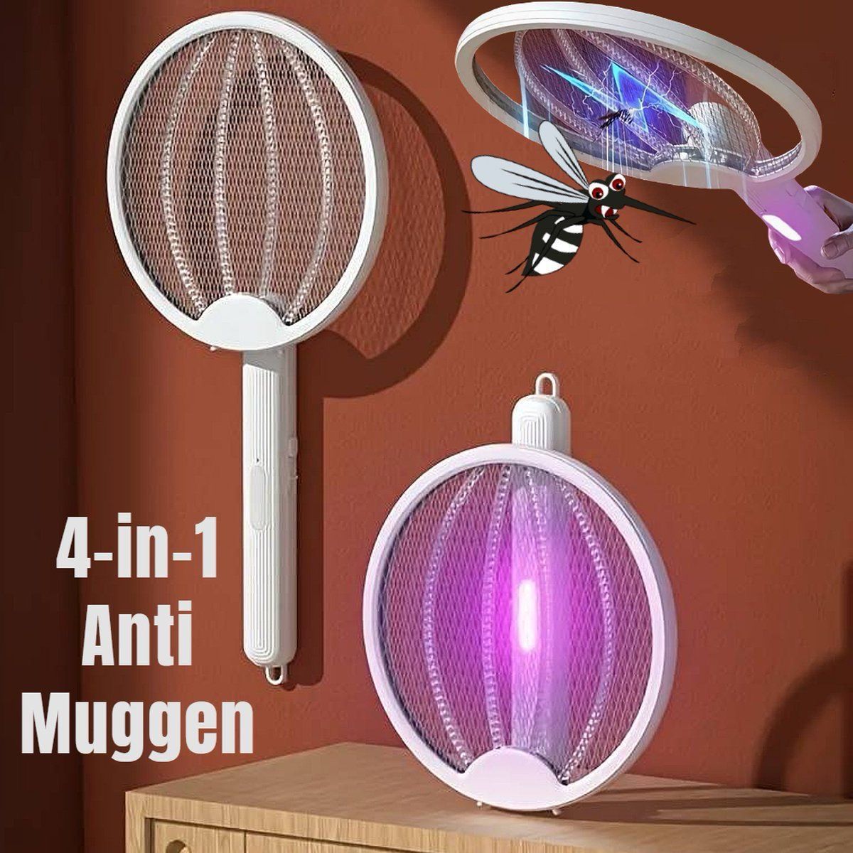 Foldable Mosquito Racket