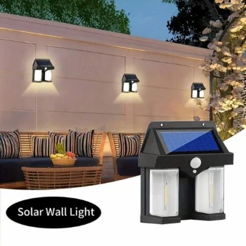 Sensor Double Solar Wall Light  Waterproof