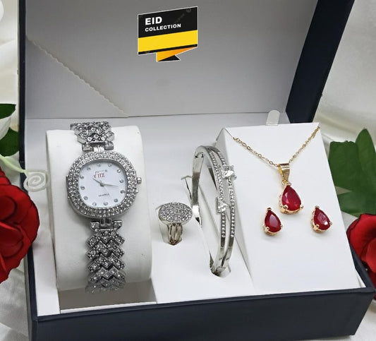 GIRL'S FANCY FULL DAIMONDS STONES JEWELRY WATCH