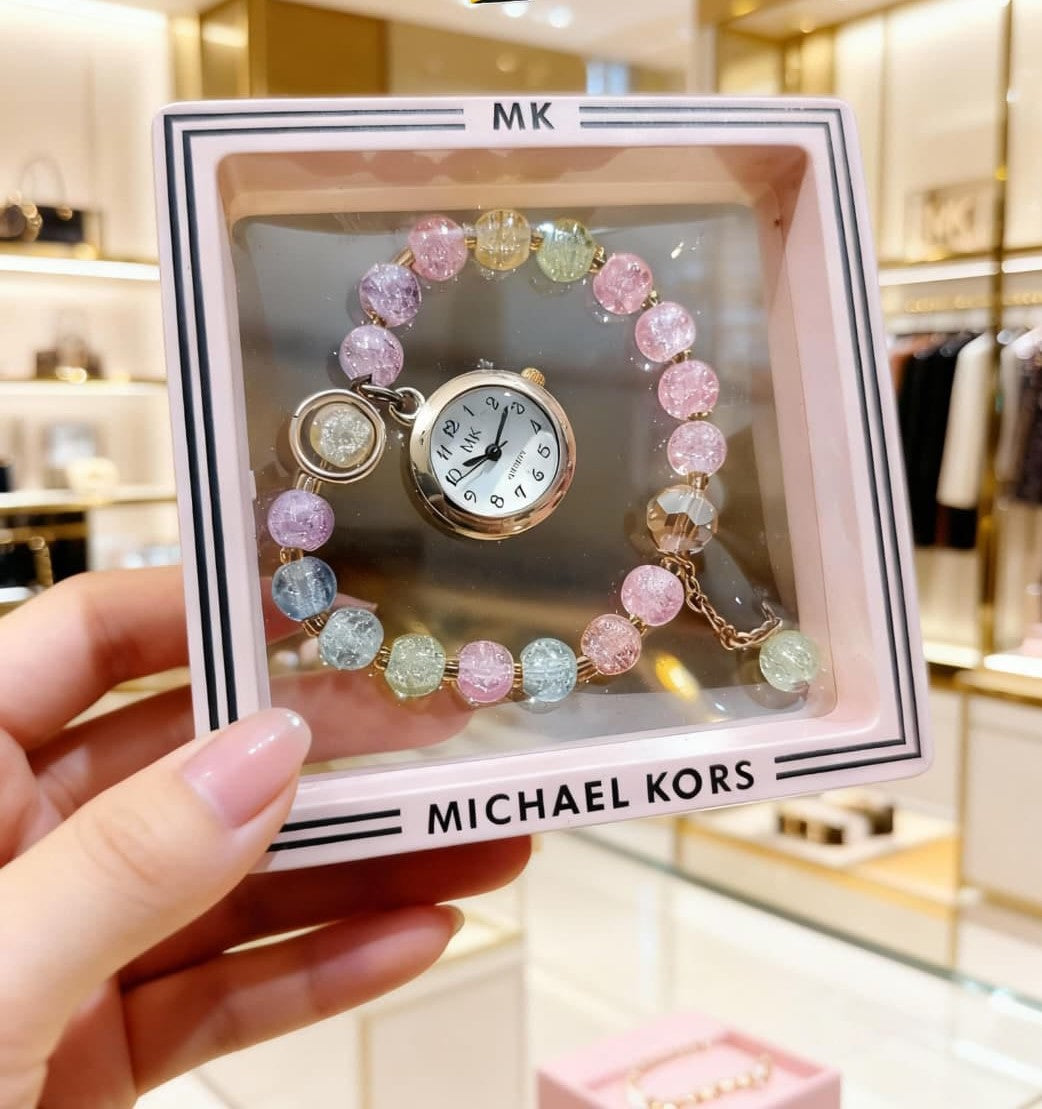Michael Kors Luxury Crystal Bracelet Watch for Girls ⌚💎
